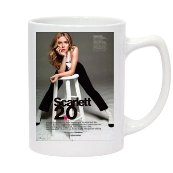 Scarlett Johansson 14oz White Statesman Mug