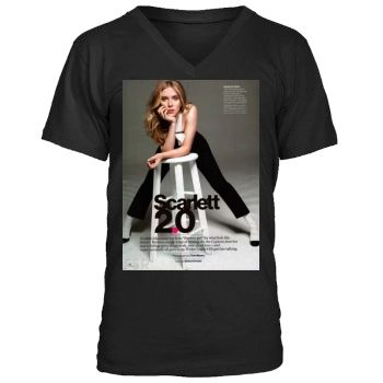 Scarlett Johansson Men's V-Neck T-Shirt