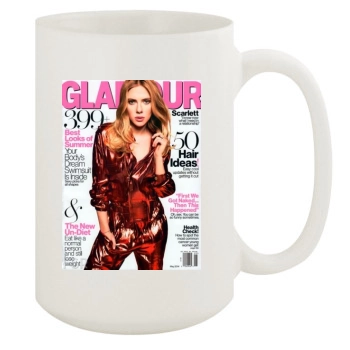 Scarlett Johansson 15oz White Mug