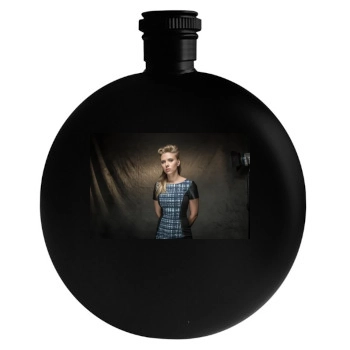 Scarlett Johansson Round Flask