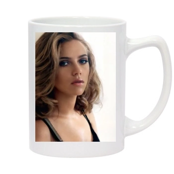 Scarlett Johansson 14oz White Statesman Mug