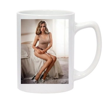 Scarlett Johansson 14oz White Statesman Mug