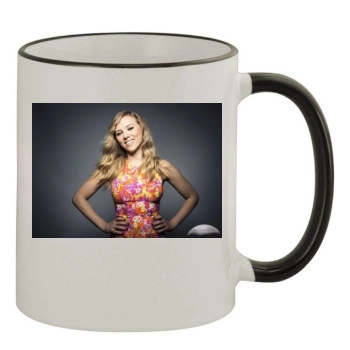 Scarlett Johansson 11oz Colored Rim & Handle Mug