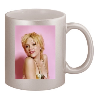 Scarlett Johansson 11oz Metallic Silver Mug