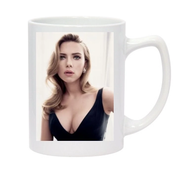 Scarlett Johansson 14oz White Statesman Mug