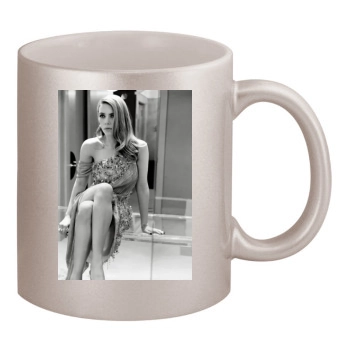 Scarlett Johansson 11oz Metallic Silver Mug