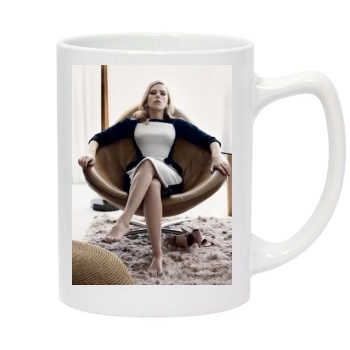 Scarlett Johansson 14oz White Statesman Mug