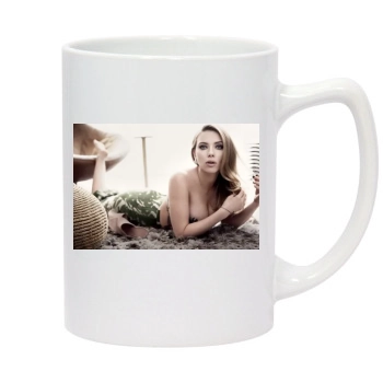 Scarlett Johansson 14oz White Statesman Mug