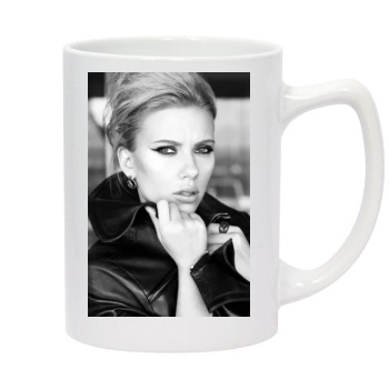 Scarlett Johansson 14oz White Statesman Mug