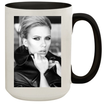 Scarlett Johansson 15oz Colored Inner & Handle Mug