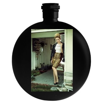 Scarlett Johansson Round Flask