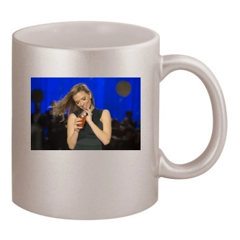 Scarlett Johansson 11oz Metallic Silver Mug