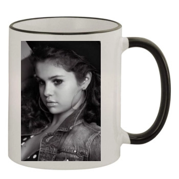 Selena Gomez 11oz Colored Rim & Handle Mug