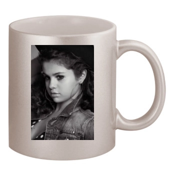 Selena Gomez 11oz Metallic Silver Mug