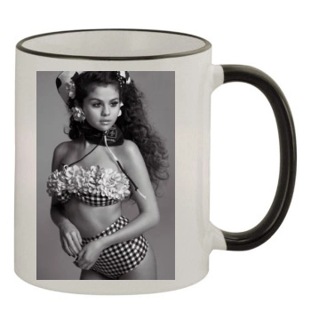 Selena Gomez 11oz Colored Rim & Handle Mug