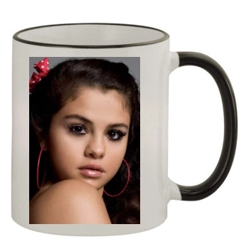 Selena Gomez 11oz Colored Rim & Handle Mug