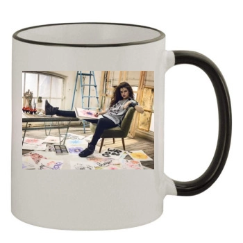 Selena Gomez 11oz Colored Rim & Handle Mug