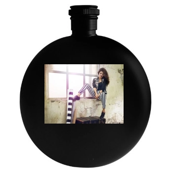 Selena Gomez Round Flask