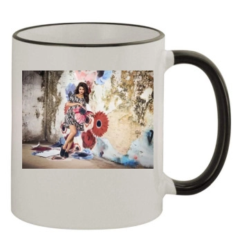 Selena Gomez 11oz Colored Rim & Handle Mug