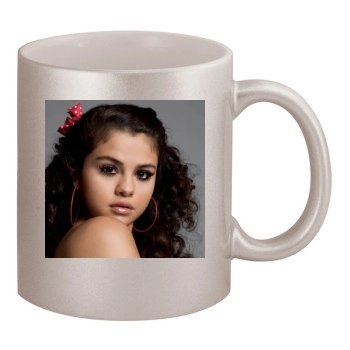 Selena Gomez 11oz Metallic Silver Mug