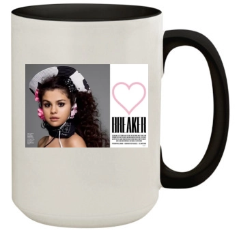 Selena Gomez 15oz Colored Inner & Handle Mug