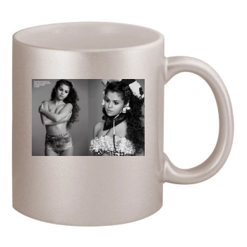 Selena Gomez 11oz Metallic Silver Mug