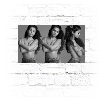 Selena Gomez Metal Wall Art