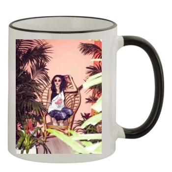 Selena Gomez 11oz Colored Rim & Handle Mug