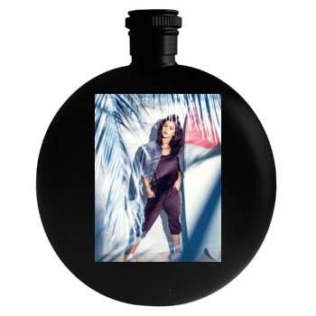 Selena Gomez Round Flask