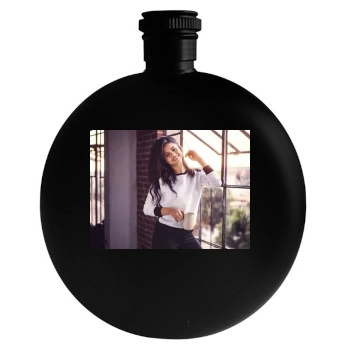 Selena Gomez Round Flask