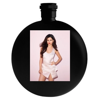 Selena Gomez Round Flask