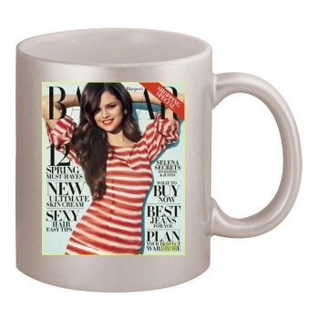 Selena Gomez 11oz Metallic Silver Mug