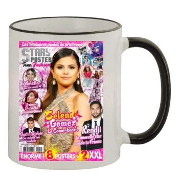 Selena Gomez 11oz Colored Rim & Handle Mug