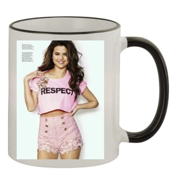 Selena Gomez 11oz Colored Rim & Handle Mug