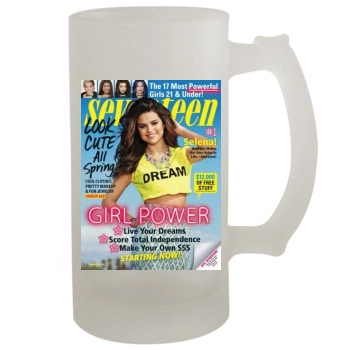 Selena Gomez 16oz Frosted Beer Stein