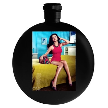 Selena Gomez Round Flask