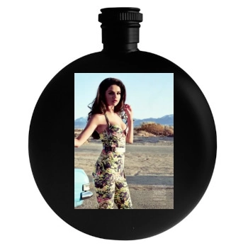 Selena Gomez Round Flask