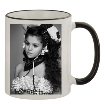 Selena Gomez 11oz Colored Rim & Handle Mug