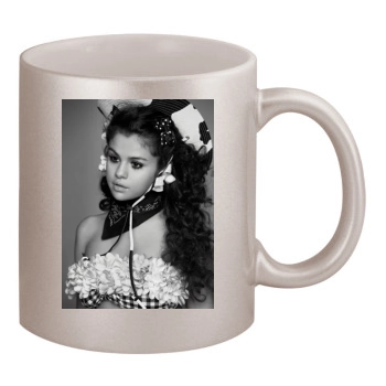 Selena Gomez 11oz Metallic Silver Mug