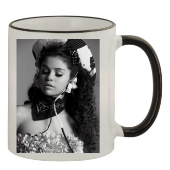 Selena Gomez 11oz Colored Rim & Handle Mug