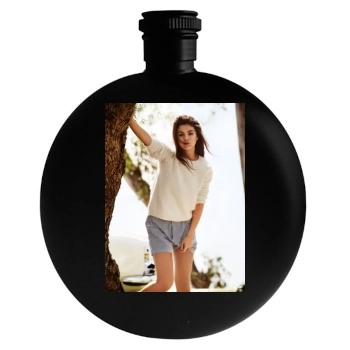 Selena Gomez Round Flask