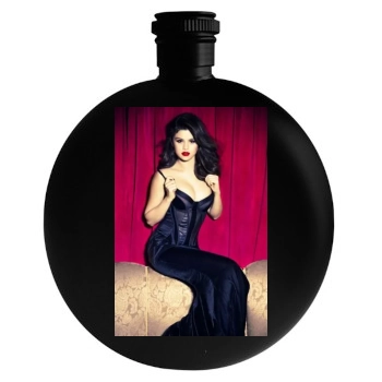 Selena Gomez Round Flask