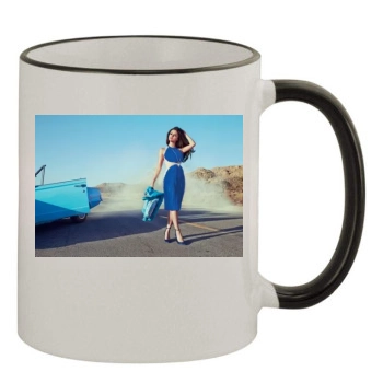 Selena Gomez 11oz Colored Rim & Handle Mug