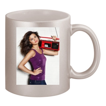 Selena Gomez 11oz Metallic Silver Mug