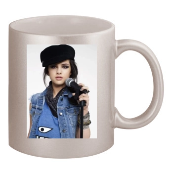 Selena Gomez 11oz Metallic Silver Mug