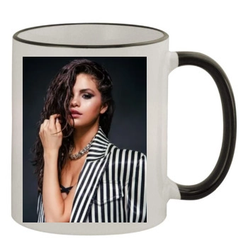 Selena Gomez 11oz Colored Rim & Handle Mug