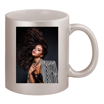 Selena Gomez 11oz Metallic Silver Mug