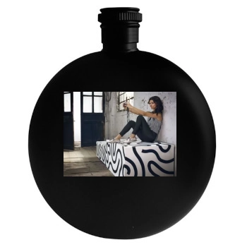 Selena Gomez Round Flask