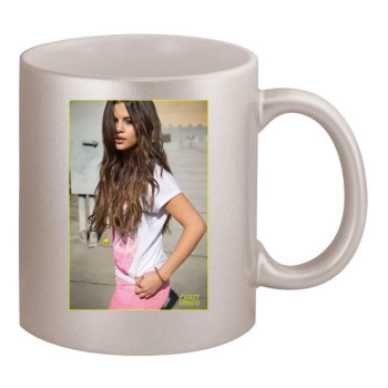 Selena Gomez 11oz Metallic Silver Mug