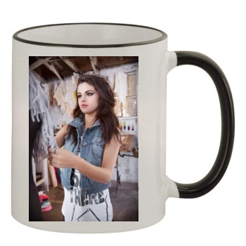 Selena Gomez 11oz Colored Rim & Handle Mug